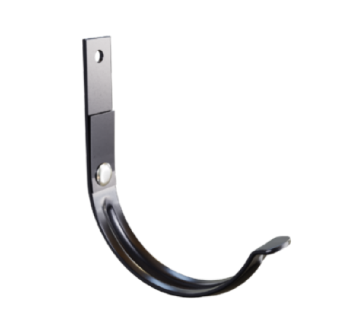 Держатель желоба D125х280 Порошковая окраска RAL9005