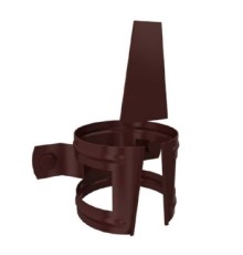 Держатель трубы D90 (на дерево) GS Высокопрочный полиэстер двусторонний RAL8017