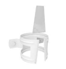 Держатель трубы D90 (на дерево) GS Высокопрочный полиэстер двусторонний RAL9010