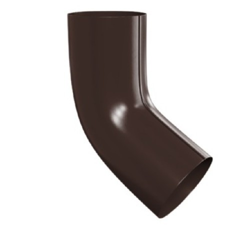 Колено сливное D100 Пластизол двухсторонний RAL8017