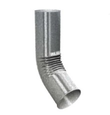 Колено сливное D150 Оцинкованный Без цвета
