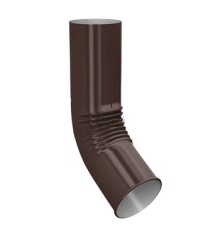 Колено сливное D150 Полиэстер RAL8017