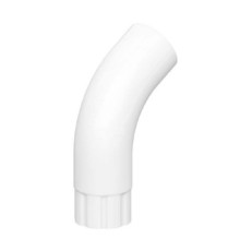 Колено трубы D90х60° GS Высокопрочный полиэстер двусторонний RAL9010