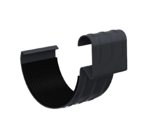 Соединитель желоба D125 Пластизол двухсторонний RAL7024