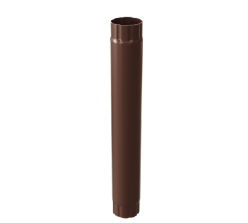 Труба соединительная D90х1000 GS Высокопрочный полиэстер двусторонний RAL8017