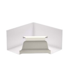 Угол желоба внутренний 120х86 Пластизол RAL9010