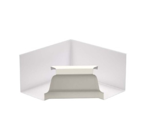 Угол желоба внутренний 120х86 (сварной) Порошковая окраска оцинкованной стали RAL9010