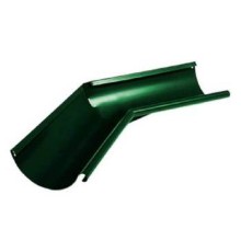 Угол желоба внутренний 135° D150 Оцинкованный RAL6005