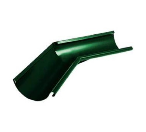 Угол желоба внутренний 135° D150 Оцинкованный RAL6005