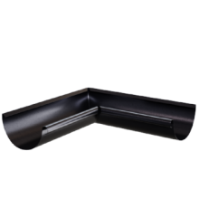 Угол желоба внутренний D125 Пурман двусторонний RAL9005