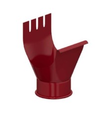 Воронка выпускная D150/100 Пластизол двухсторонний RAL3005