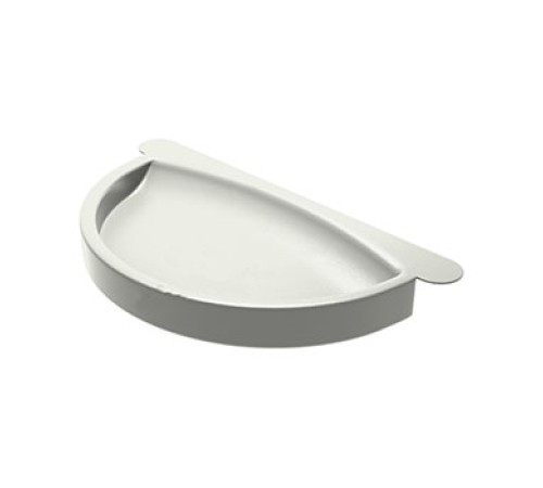 Заглушка желоба D150 Пластизол двухсторонний RAL9010