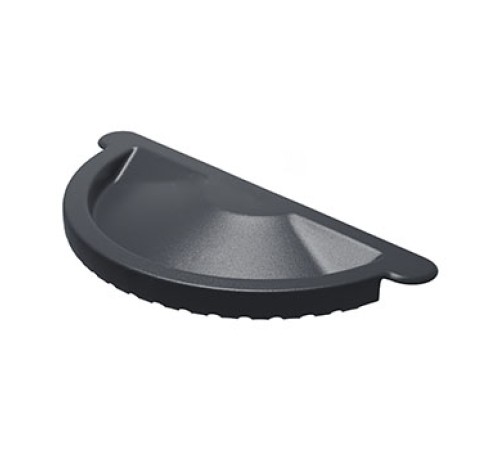 Заглушка желоба D125 Пластизол двухсторонний RAL7024