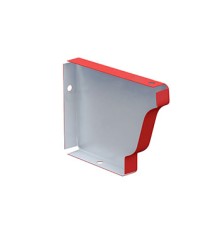 Заглушка желоба 120х86 правая Полиэстер RAL3005