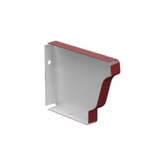 Заглушка желоба 120х86 правая Полиэстер RAL3011