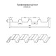 Арочный профнастил самонесущий окрашенный Н60-0.5 цена за пог.м.