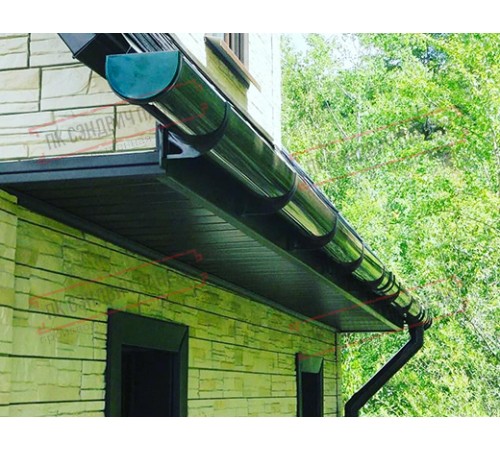 Муфта трубы соединительная ПВХ зелёный RAL 6005