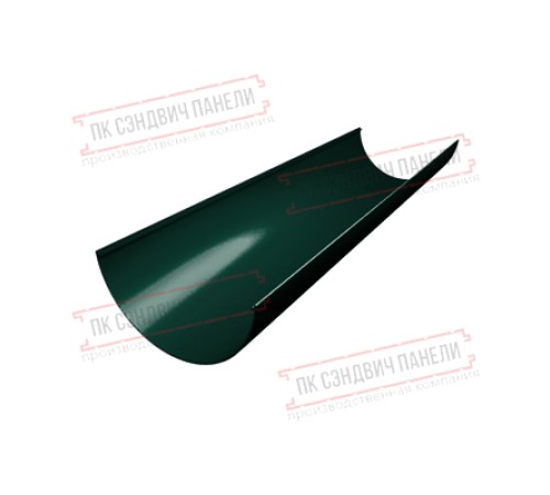 Желоб английский ПВХ 3м зелёный RAL 6005