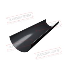 Желоб английский ПВХ 3м графит RAL 7024