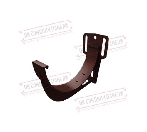 Кронштейн желоба slider ПВХ шоколадный RAL 8017