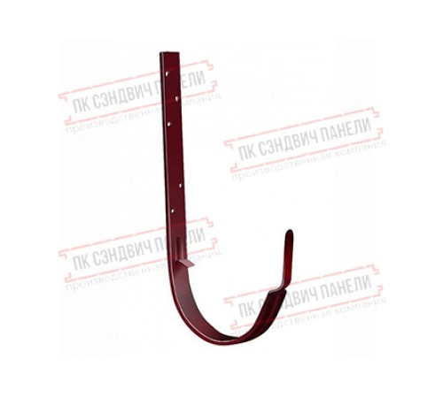 Кронштейн желоба ПВХ GL металлический бордо RAL 3005 ШК