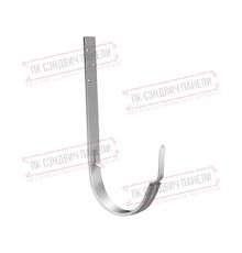 Кронштейн желоба ПВХ металлический белый ШК