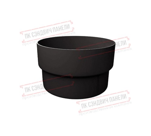 Муфта трубы соединительная ПВХ коричневая RR 32