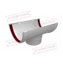 Воронка ПВХ белая