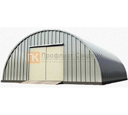 Сборно разборный ангар модель S 9.1x4.2, 3.8x3.6, 4.0