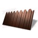 Профнастил фигурный С10 - 0,45 Окрас - А, Print Elite Choco Wood.