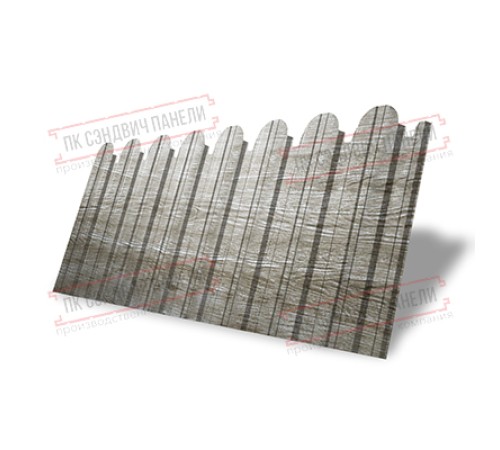 Профнастил фигурный С10 - 0,45 Окрас - Б, Print Elite Nordic Wood.