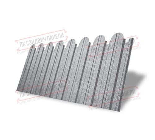 Профнастил фигурный С10 - 0,45 Оцинкованный.