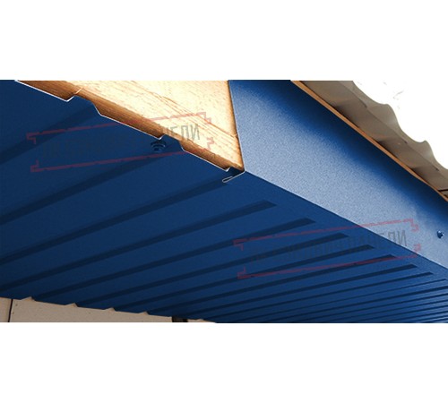 Планка карнизного свеса 200х30х2000 PURMAN-5005-0.5