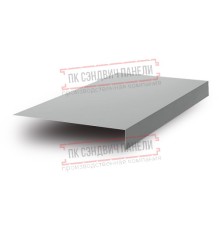 Планка карнизного свеса 200х30х2000 ПЭ-9006-0.45