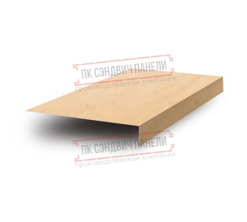 Планка карнизного свеса 200х30х2000 ECOSTEEL-Клен-0.5
