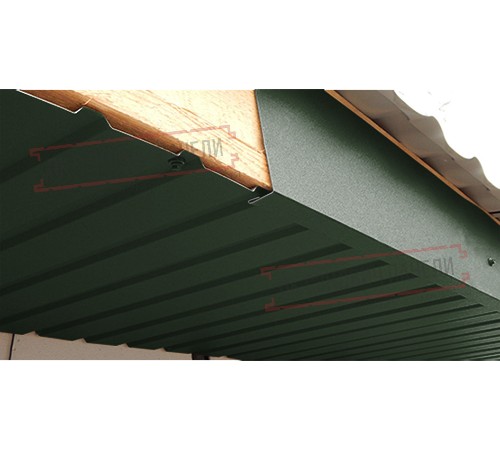 Планка карнизного свеса сложная 250х50х2000 PURETAN-RR11-0.5