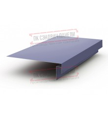 Планка карнизного свеса сложная 250х50х2000 PURMAN-Galmei-0.5