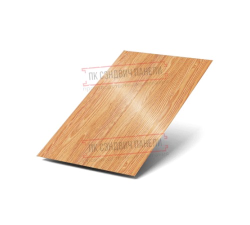 Лист плоский ECOSTEEL-Лиственница-0.45