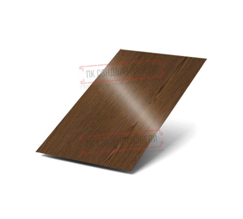 Лист плоский ECOSTEEL-МореныйДуб-0.5