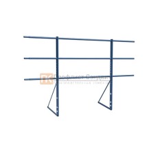 Ограждение кровли ОЦ универс H=1200 L=2000мм с 1-ой доп.трубой (ТУ)