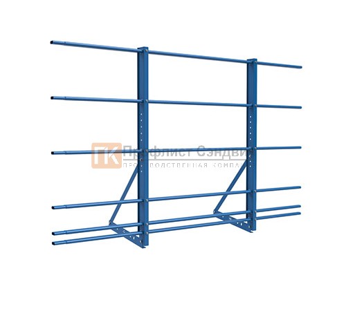 Ограждение кровли универс Эконом H=1200мм L=2000мм со снегозадержанием с 2-я доп. трубами