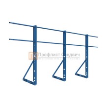 Ограждение кровли с фальц креплением ХК H=600 L=3000мм (ТУ)