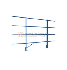 Ограждение кровли парапет сварное угловое H=1200мм L=2000мм+2ДТ