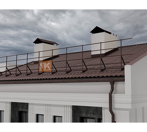 Ограждение кровли ХК универс H=1200 L=2000мм (ТУ)