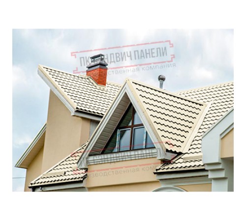 Планка ендовы верхняя 76х76х2000 Полиэстер Ral1015-0.5