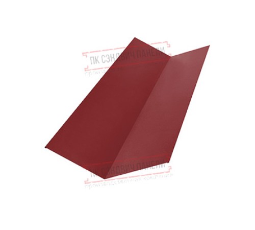 Планка ендовы верхняя простая 145х145х2000 Полиэстер Ral3011-0.45