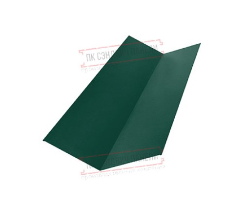 Планка ендовы верхняя простая 145х145х2000 Полиэстер Ral6005-0.45