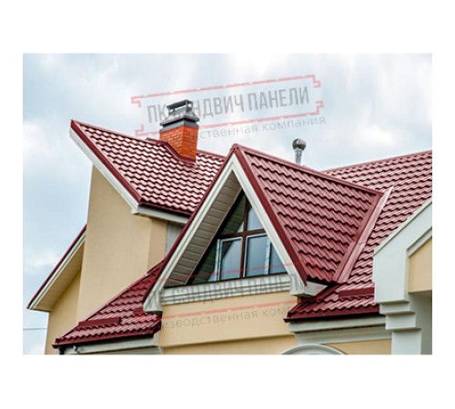 Планка ендовы верхняя 76х76х2000 Полиэстер Ral3011-0.45