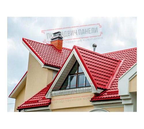 Планка ендовы верхняя 76х76х2000 Полиэстер Ral3020-0.45