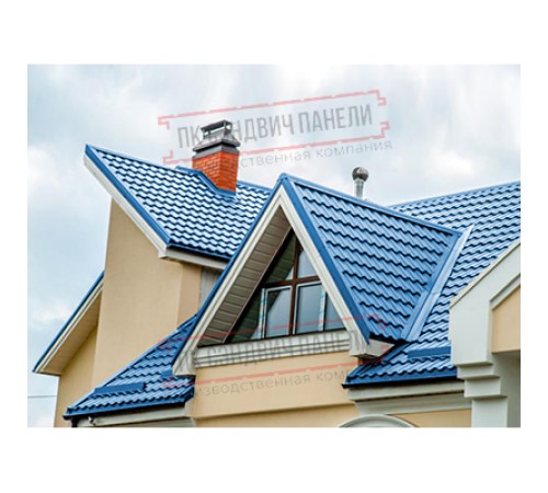 Планка ендовы верхняя 76х76х2000 Полиэстер Ral5015-0.45